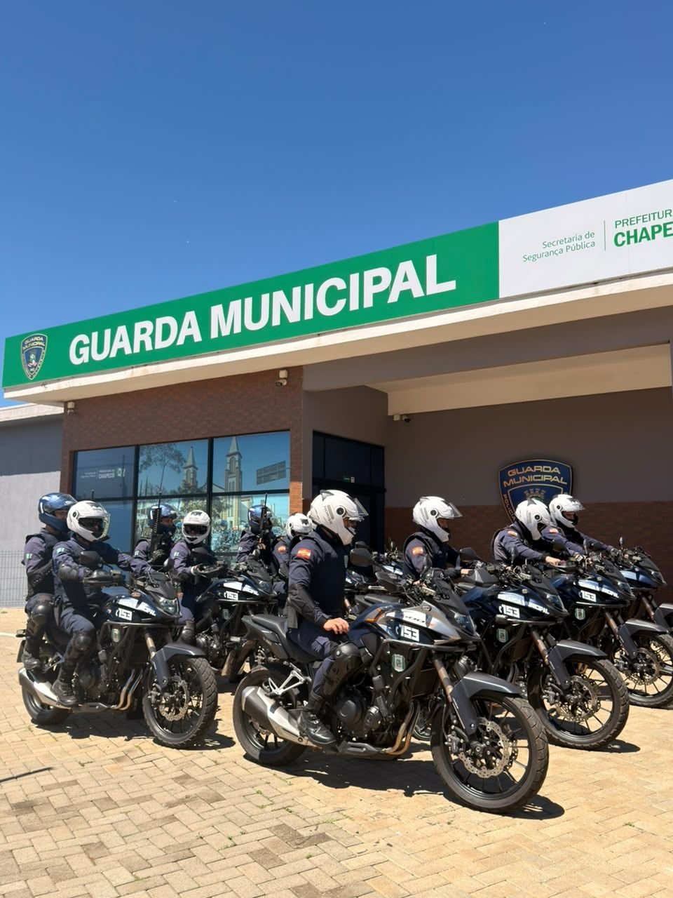 Chapecó amplia efetivo da Guarda Municipal com 10 novos agentes de moto