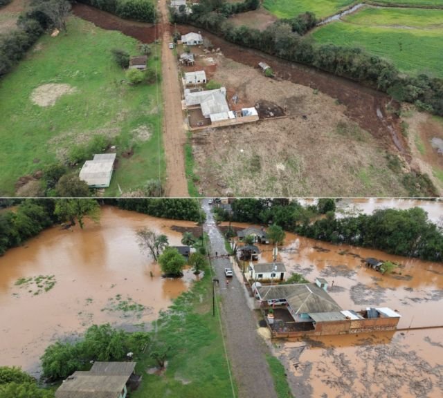 Chuvas intensas causam inundações e interdições em Abelardo Luz e Ipuaçu