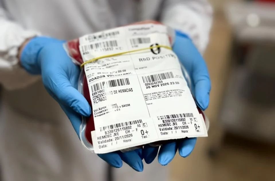 Santa Catarina transporta sangue raro na cabine de avião comercial pela primeira vez