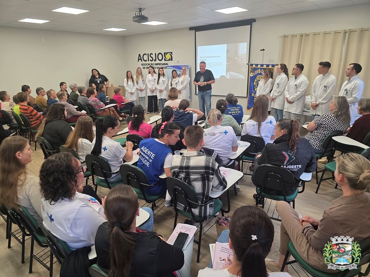 São João do Oeste realiza encontro sobre autocuidado e prevenção de lesões