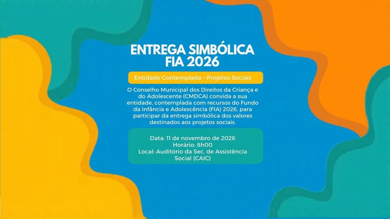 São Miguel do Oeste destina R$ 250 mil do FIA para seis projetos sociais infantis
