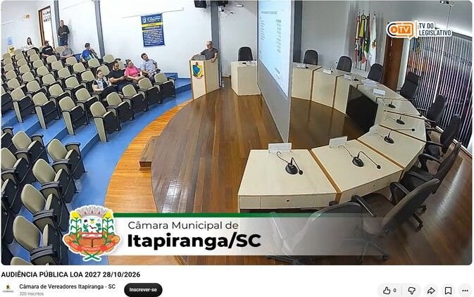 Itapiranga discute Lei Orçamentária Anual em audiência pública com comunidade